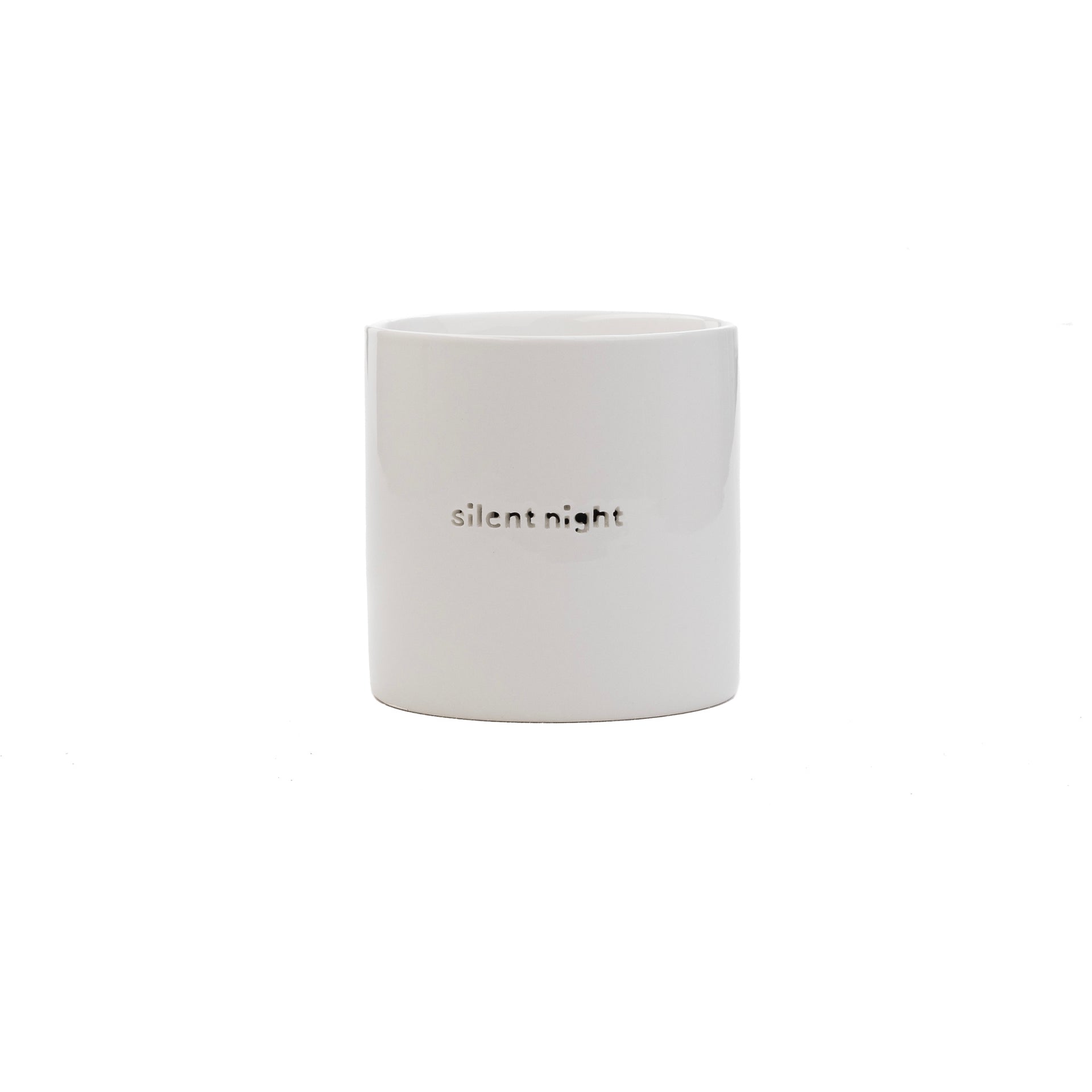 sögne white t-light holder silent night large 