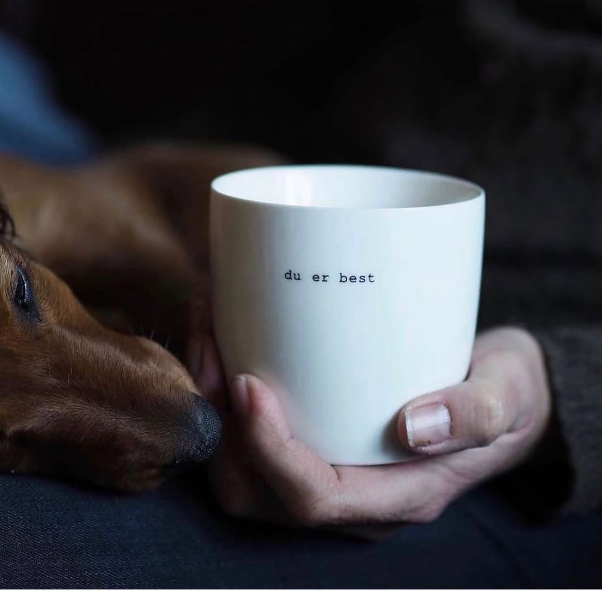 sögne mug white  du er best