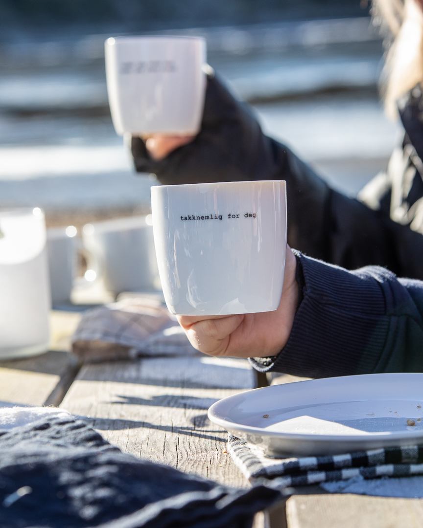 sögne krus hvit  takknemlig for deg