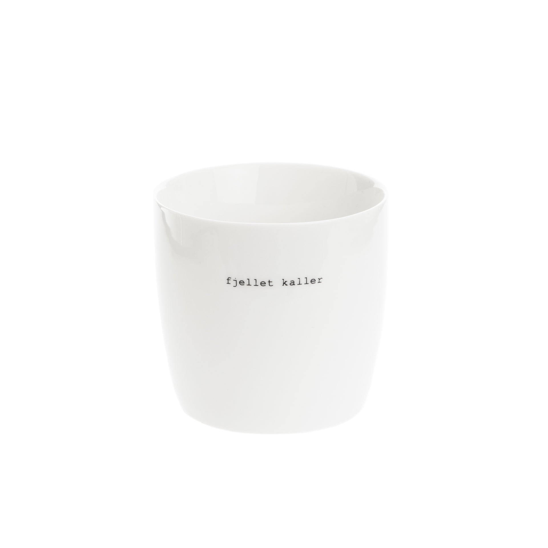 sögne mug white  fjellet kaller