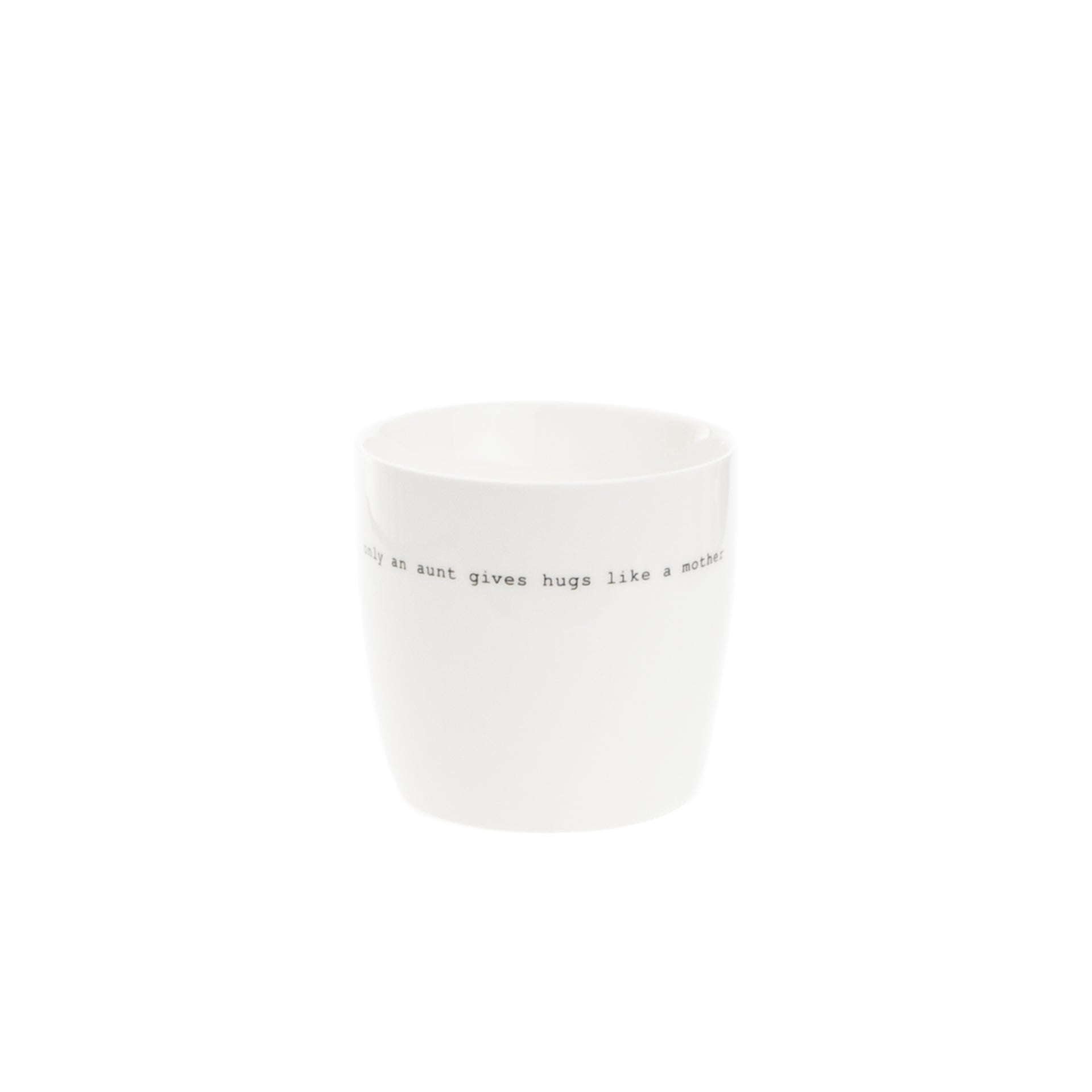 sögne mug white  only an aunt